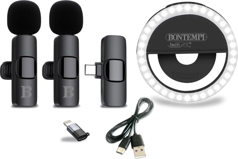 Mini anneau LED avec trois niveaux de luminosité