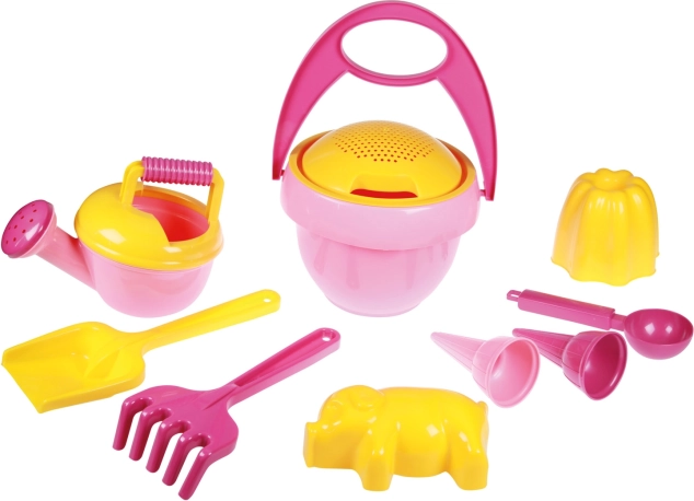 Set of Sand Toys for Children - 10 Pieces
