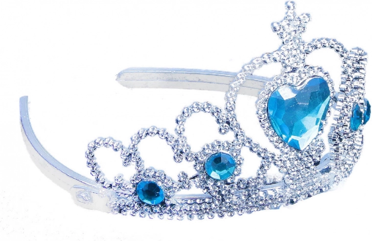 Winter Princess Crown with Blue Rhinestones