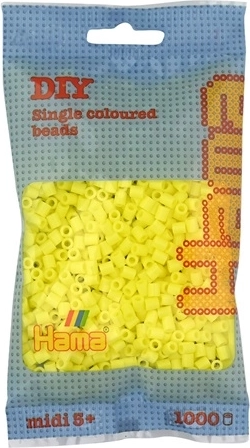 Hama midi iron-on beads 1000 pcs yellow