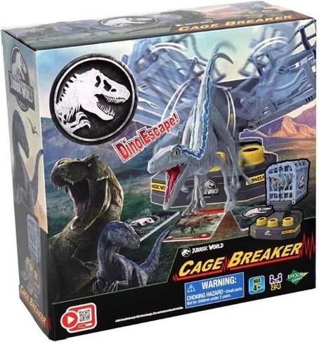 Epoch Jurassic World Cage Breaker – interactive dinosaur game