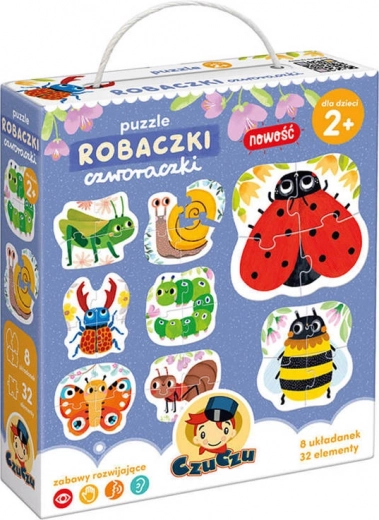 CzuCzu Puzzle Robaczi casse-têtes à quatre pièces