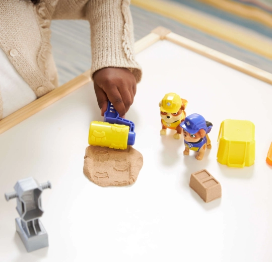 Tools and a roller with tracks