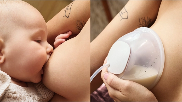 Natuurlijk zuigritme van de baby