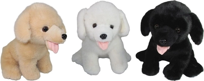 Chien en peluche 26 × 36 cm