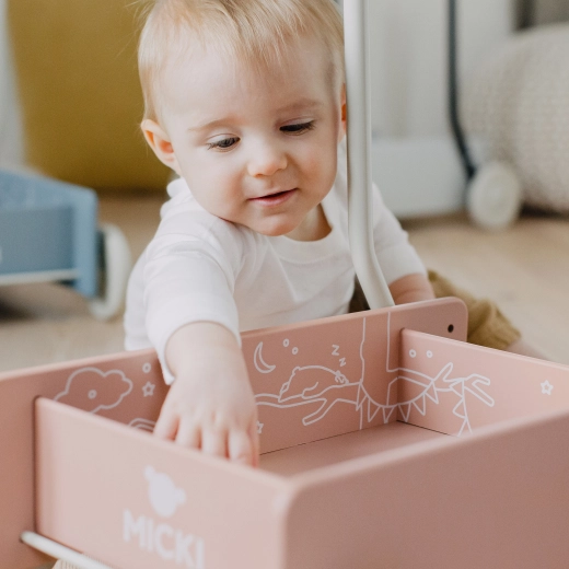 A cart for toys, blocks, and little “treasures”