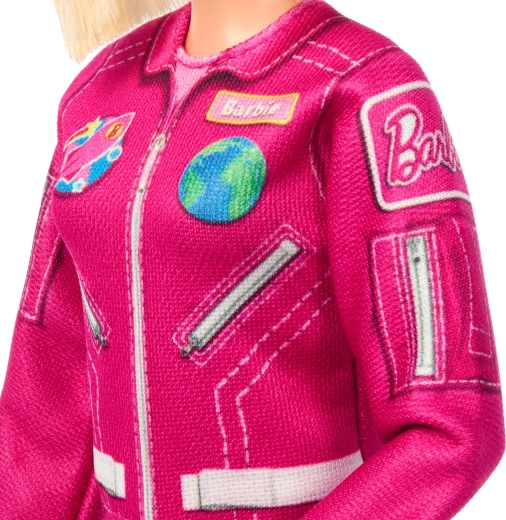 Pink spacesuit with realistic details