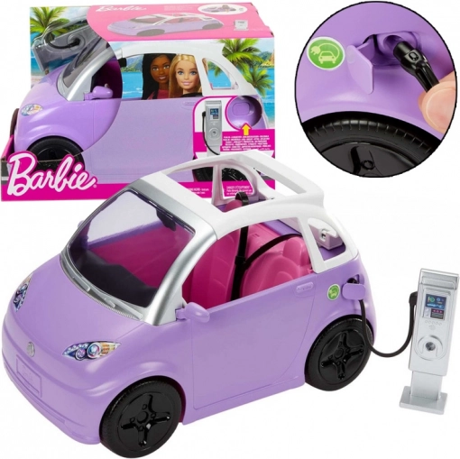 Cabriolet pour Barbie avec station électrique