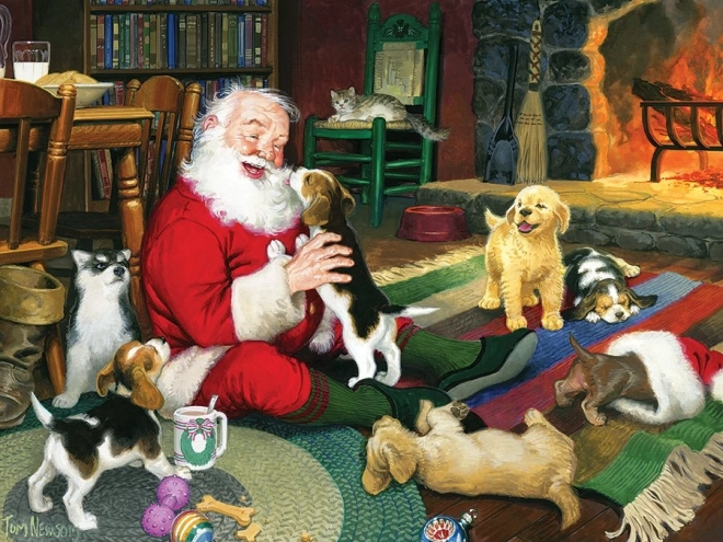Cobble Hill puzzel Santas spelletjes XL 275 stukjes