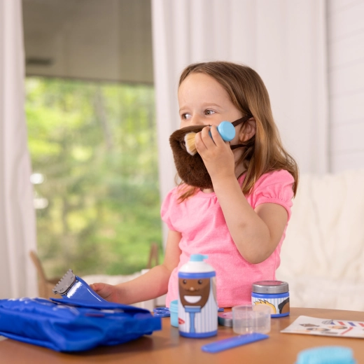 Fun clip-on beard for role-play