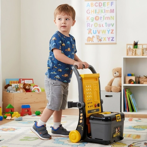 Mobile workstation with wheels