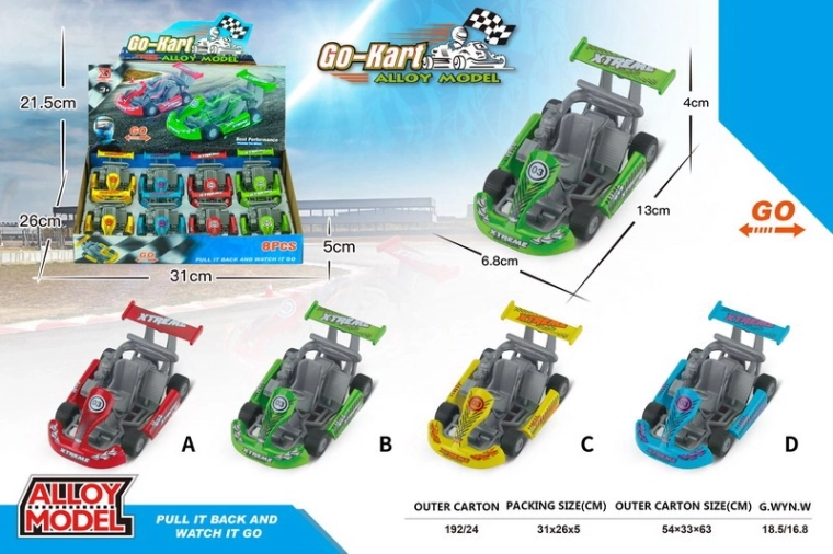 Kart à rétrofriction 13 cm