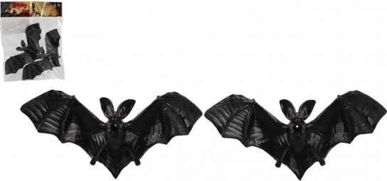 Decorative Bats 2 pcs - Plastic 15 cm