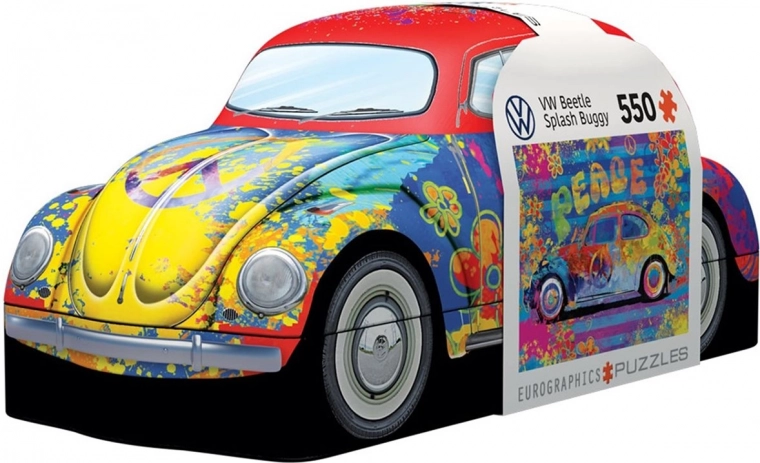 Puzzle EUROGRAPHICS dans une boîte en métal Volkswagen Coccinelle 550 pièces