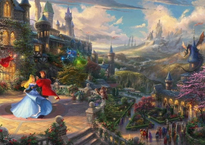 Puzzle La Belle au bois dormant – Danse dans la lumière enchantée 1000 pièces