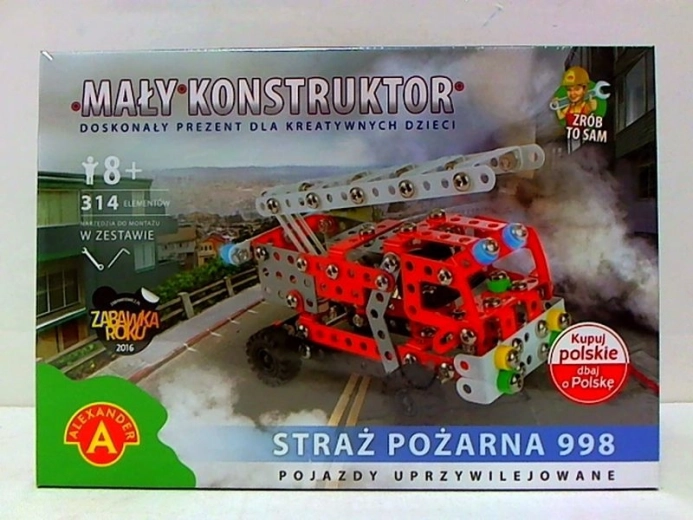 Small Construction Set Fire Truck