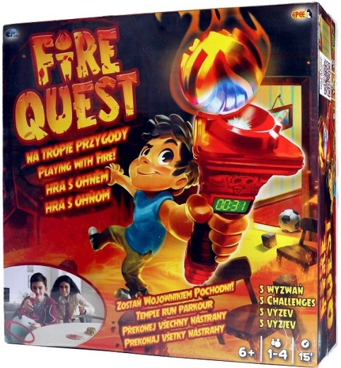 Fire Quest interactieve avonturenspel met elektronische fakkel