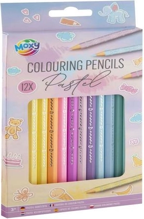 Crayons de couleur pastel CCG – 12 pcs