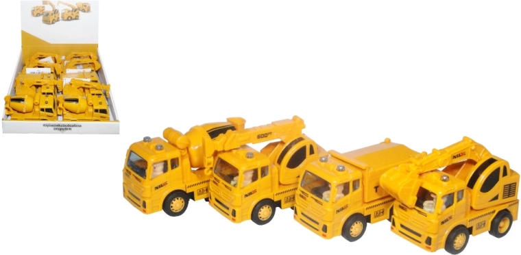 Construction Truck with Spring Drive and Moving Parts