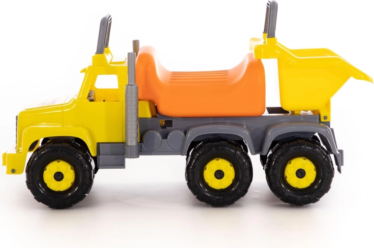 Tipping bed for realistic play