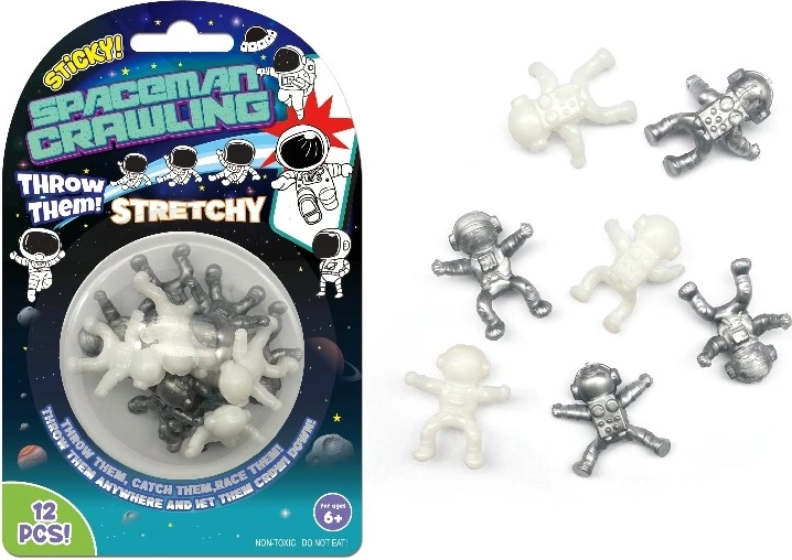 Astronautes adhésifs – lot de 12 pcs (3 cm)