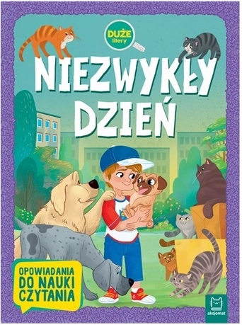 An Unusual Day – large print, learning to read (Polish)