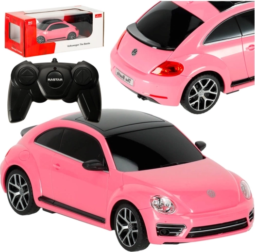 Rastar Volkswagen Beetle Pink RC Racing Car
