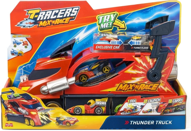 Exclusieve Thunder Racer in de verpakking