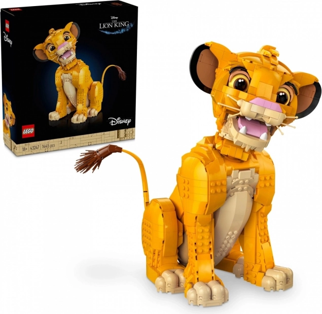 LEGO Disney 43247 Junger Simba aus Der König der Löwen