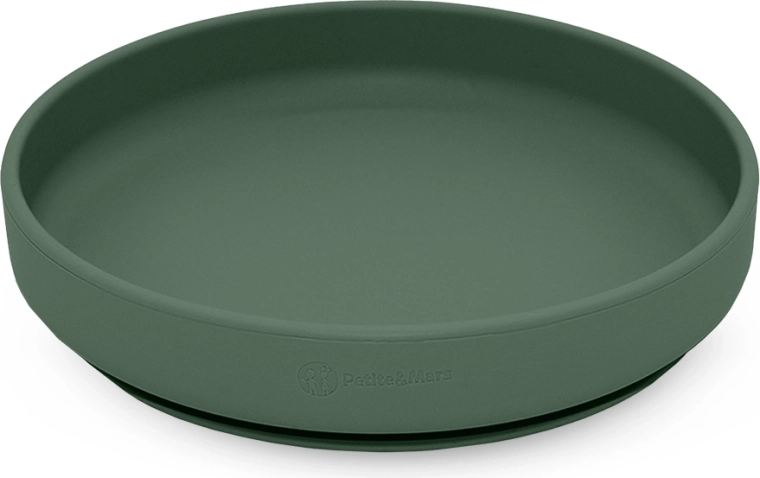 Petite&Mars assiette en silicone avec ventouse Take&Match desert sand 6m+