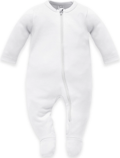 Combinaison bébé Pinokio zippée Lovely Day blanche en coton (taille 62)