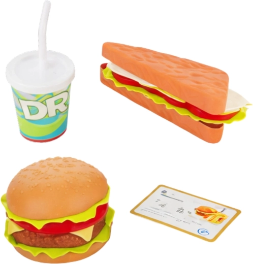 Accessoires FAST FOOD pour le jeu thématique