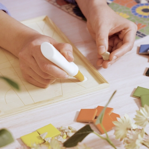 Eenvoudig lijmen en precies plaatsen