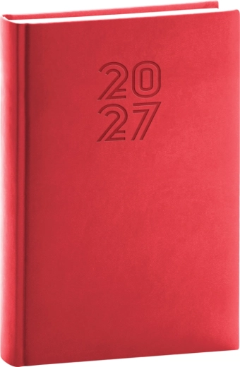 Notique Aprint dagagenda 2027 rood 15 × 21 cm