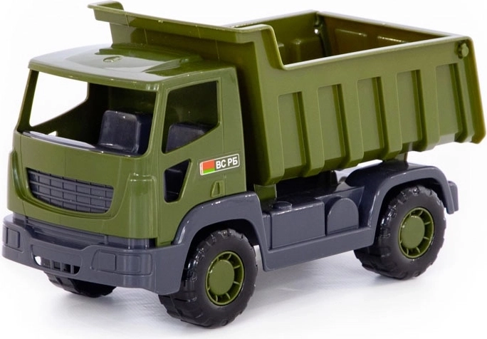 Kiepende militaire vrachtwagen Achát Wader