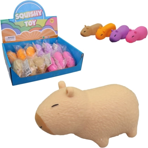Squishy Capybara Toy in Display Box (12 pcs)
