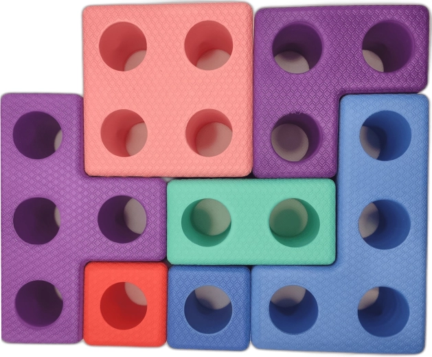 Develop motor skills and logic in TETRIS style