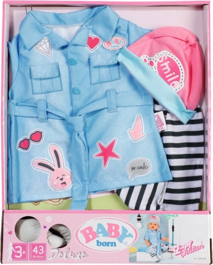 BABY born denim dress deluxe 43 cm