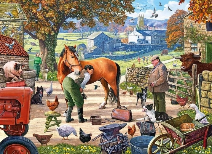 Puzzel GIBSONS Smid op de boerderij 500 stukjes