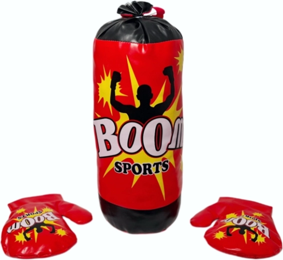 Set de boxe pour enfants avec sac d’entraînement et gants