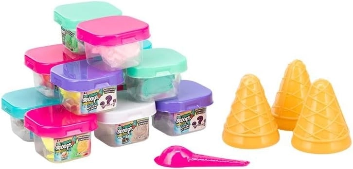 Scented modeling clay in resealable cups