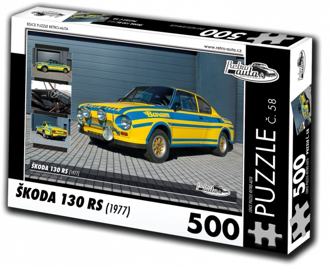retro-auto's puzzel škoda 130 rs 500 stukjes