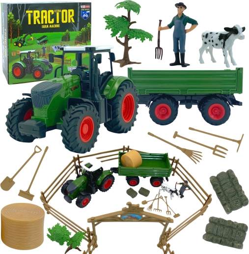 Mini ferme tracteur avec animaux et outils de Woopie