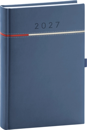 Notique dagagenda Tomy 2027 blauw-rood 15 × 21 cm