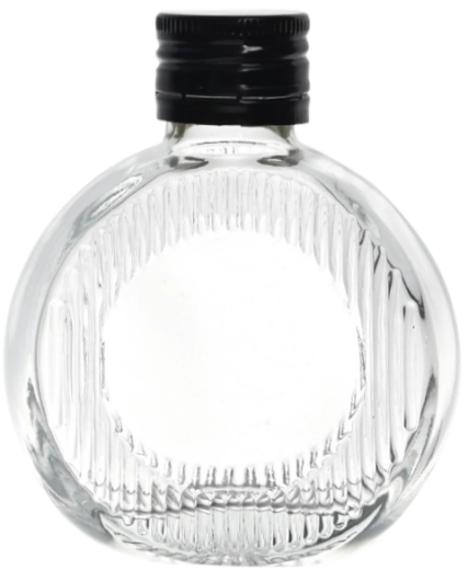 Moon Bottle 100 ml with Metal Screw Cap 28 mm