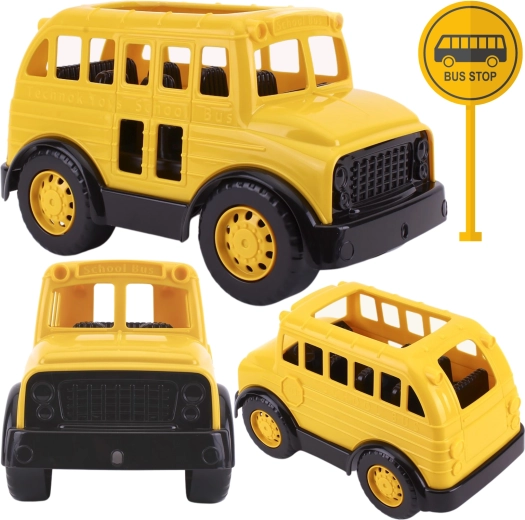 Leuk schoolbus-thema