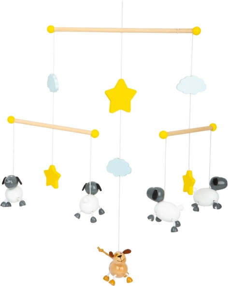 Mobile suspendu pour berceau avec moutons SMALL FOOT