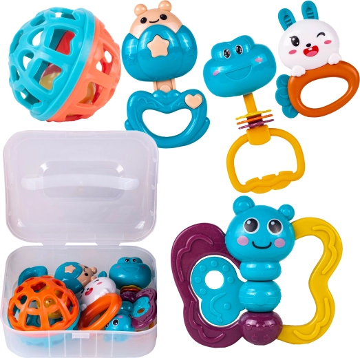 Rattles in a Carry Case – Set of 5