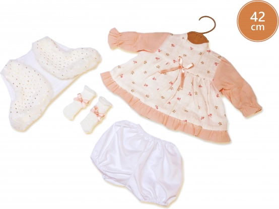 Outfit for LLORENS 42 cm doll – 4-piece set