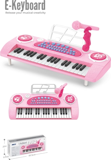 Bontempi Electronic Organ for Kids, 31 Keys, Pink